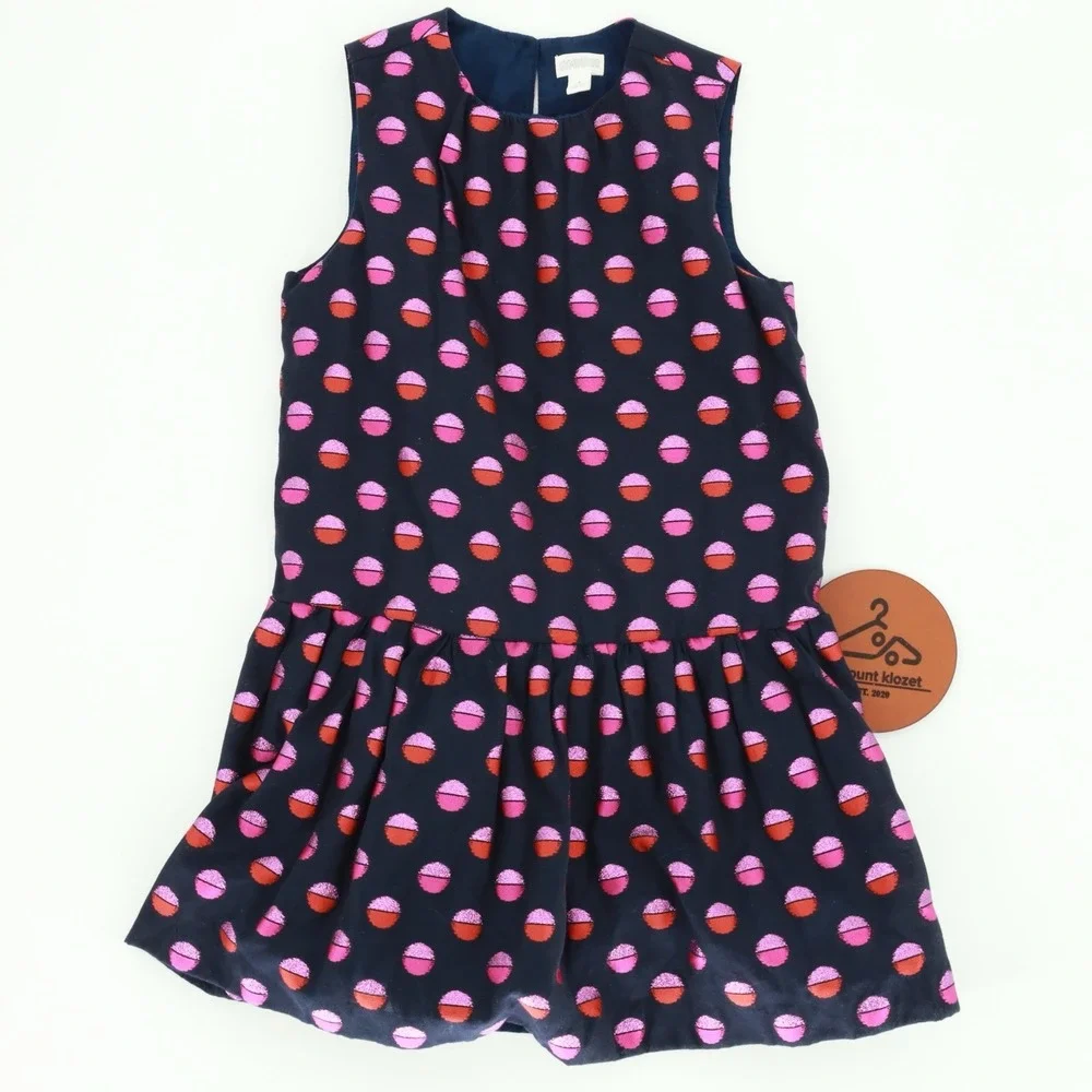 Gymboree Girl's Size 5 Adorable Sleeveless Lined Polka Dot Holiday‎ Dress